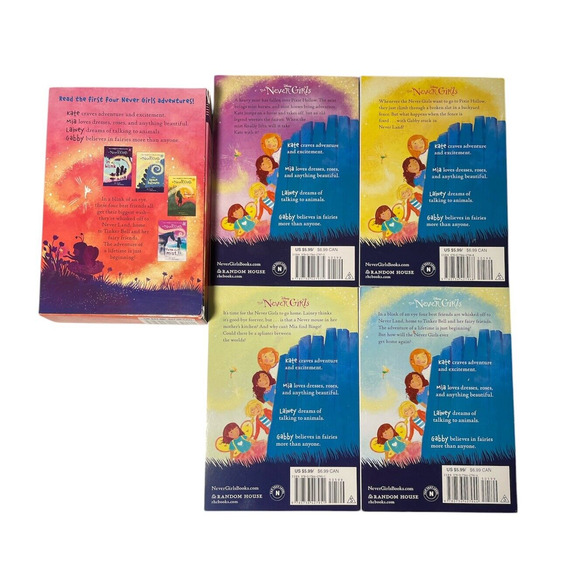 The Never Girls Collection #1 Boxed Set Books 1-4 Disney by Kiki Thorpe Chapter - Picture 2 of 9